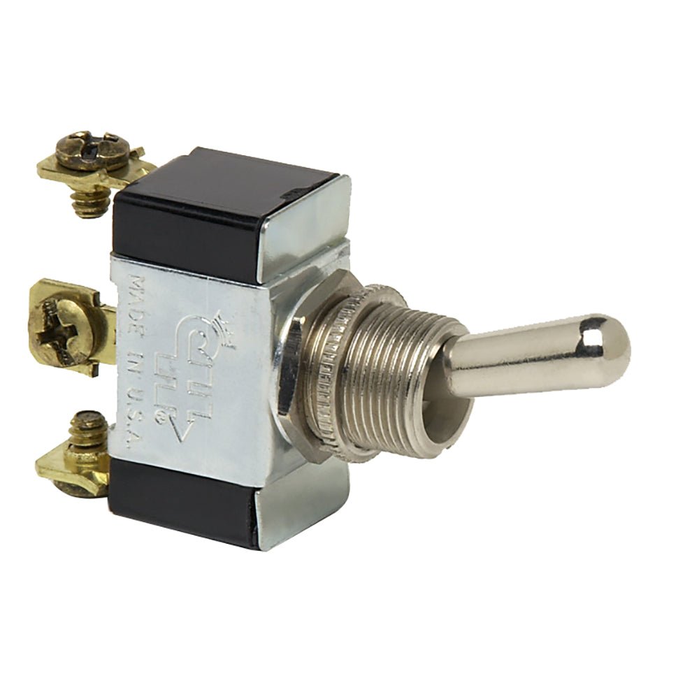 Cole Hersee Heavy Duty Toggle Switch SPDT (On)-Off-(On) 3 Screw - 55021-BP - CW69480 - Avanquil
