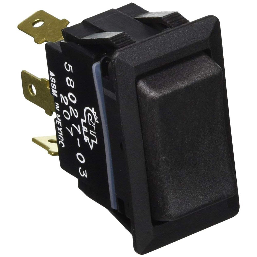Cole Hersee Sealed Rocker Switch Non-Illuminated SPDT On-Off-On 3 Blade - 58027-03-BP - CW75445 - Avanquil