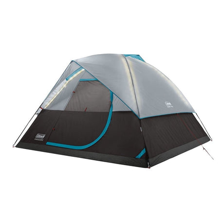 Coleman OneSource Rechargeable 4-Person Camping Dome Tent w/Airflow System & LED Lighting - 2000035457 - CW85159 - Avanquil