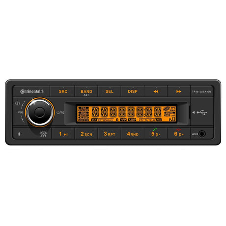 Continental Stereo w/AM/FM/BT/USB/PA System Capable - 12V - TR4512UBA-OR - CW94429 - Avanquil