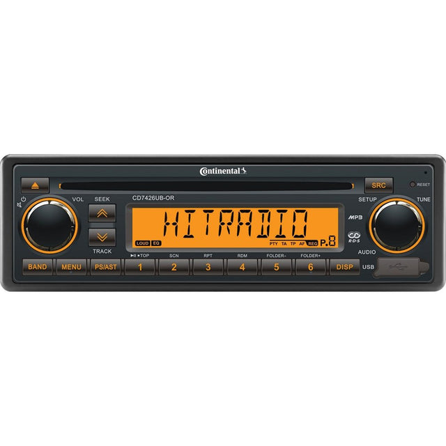 Continental Stereo w/CD/AM/FM/BT/USB - 24V - CD7426UB-OR - CW94433 - Avanquil