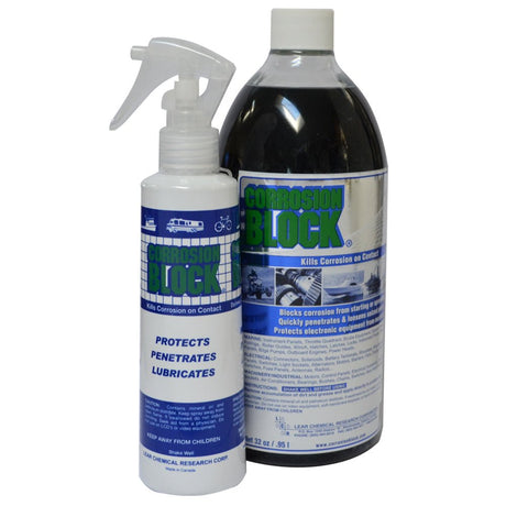 Corrosion Block 32oz Bottle w/Pump - Non-Hazmat, Non-Flammable & Non-Toxic - 20032 - CW72605 - Avanquil