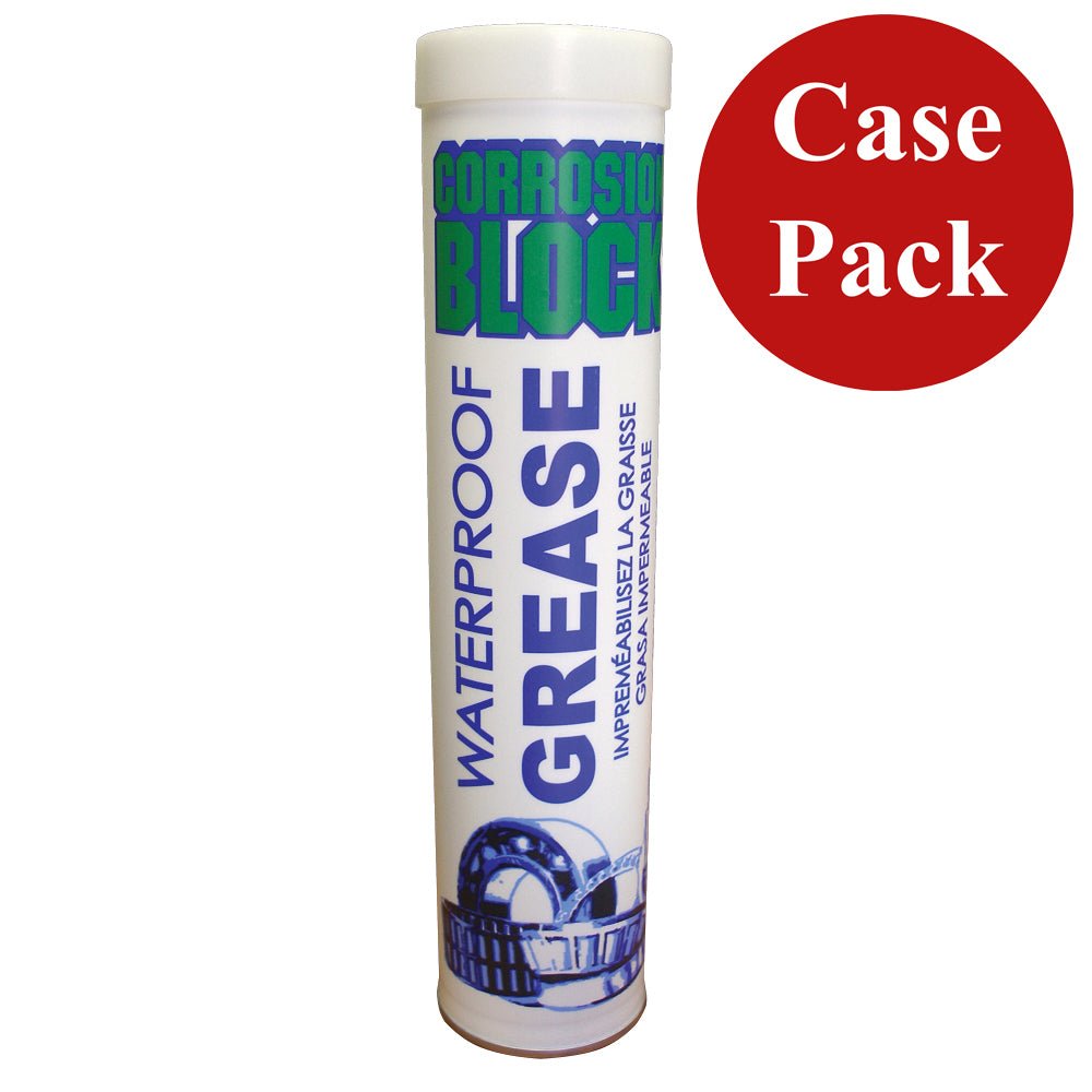 Corrosion Block High Performance Waterproof Grease - 14oz Cartridge - Non-Hazmat, Non-Flammable & Non-Toxic *Case of 10* - 25014CASE - CW76736 - Avanquil