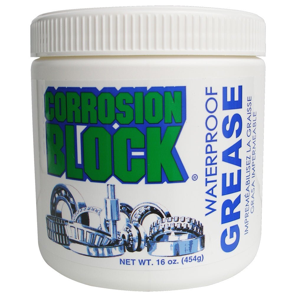 Corrosion Block High Performance Waterproof Grease - 16oz Tub - Non-Hazmat, Non-Flammable & Non-Toxic - 25016 - CW72614 - Avanquil