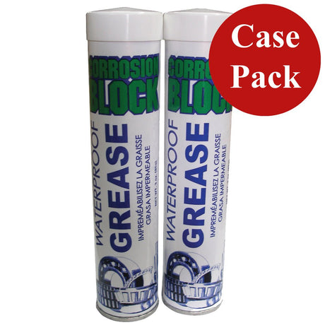 Corrosion Block High Performance Waterproof Grease - (2)2oz Tube - Non-Hazmat, Non-Flammable & Non-Toxic *Case of 6* - 25003CASE - CW76735 - Avanquil