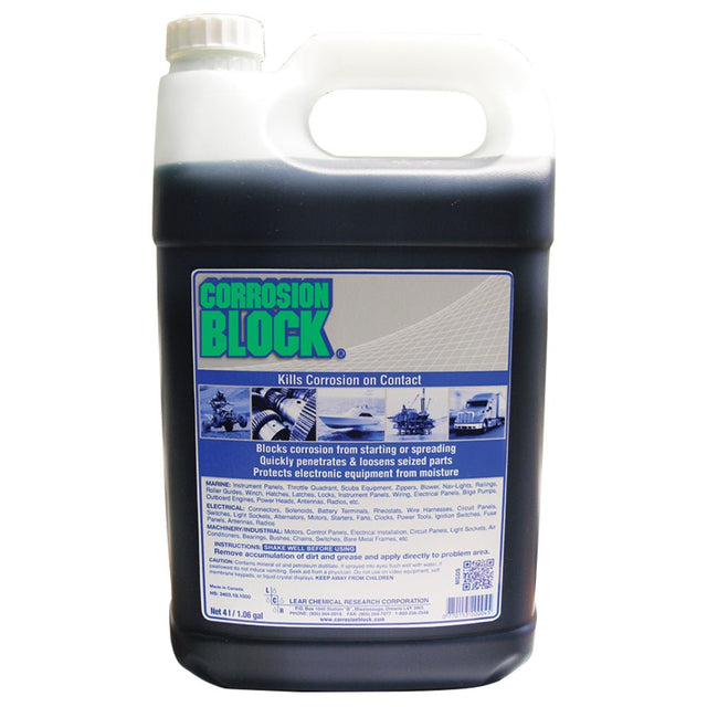 Corrosion Block Liquid 4-Liter Refill - Non-Hazmat, Non-Flammable & Non-Toxic - 20004 - CW72603 - Avanquil