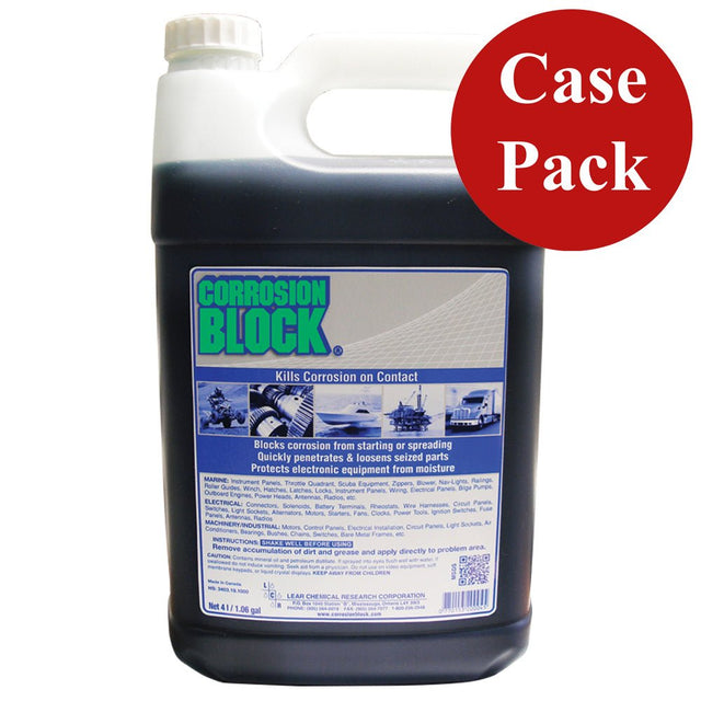 Corrosion Block Liquid 4-Liter Refill - Non-Hazmat, Non-Flammable & Non-Toxic *Case of 4* - 20004CASE - CW76730 - Avanquil