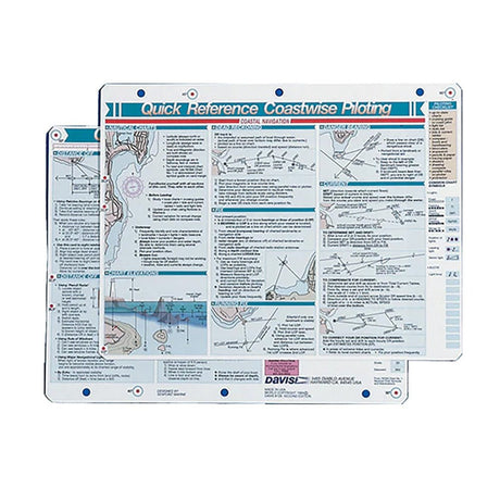 Davis Quick Reference Coastwise Piloting Card - 126 - CW79376 - Avanquil