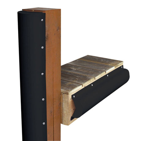 Dock Edge Piling Bumper - One End Capped - 6' - Black - 1020-B-F - CW64084 - Avanquil