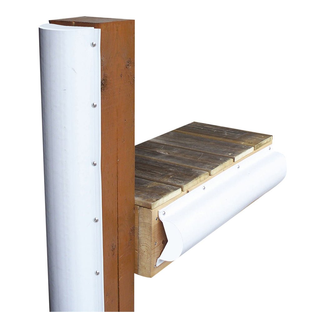 Dock Edge Piling Bumper - One End Capped - 6' - White - 1020-F - CW64083 - Avanquil