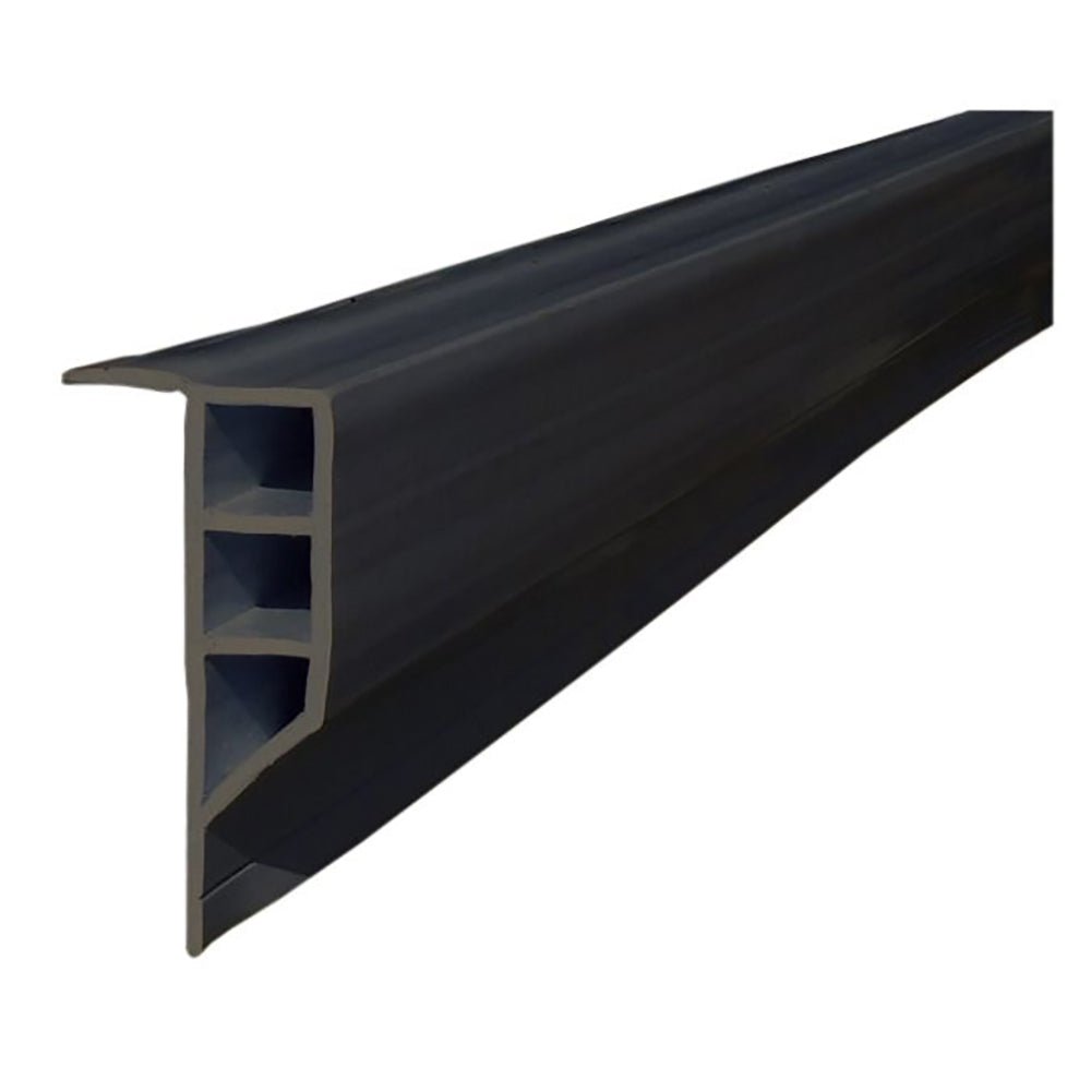 Dock Edge Standard PVC Full Face Profile - 16' Roll - Black - 1163-F - CW64090 - Avanquil