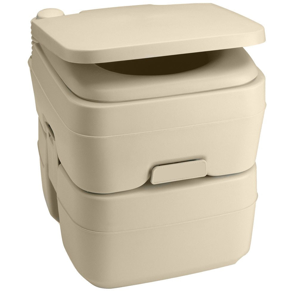 Dometic 965 Portable Toilet w/Mounting Brackets- 5 Gallon - Parchment - 311096502 - CW37716 - Avanquil