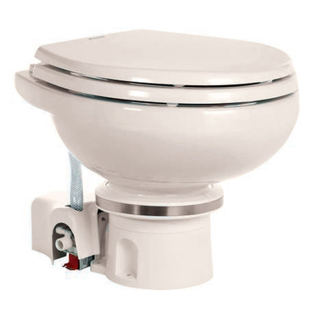 Dometic MasterFlush 7120 Bone Electric Macerating Toilet w/Orbit Base - Fresh Water - 9108834576 - CW88147 - Avanquil