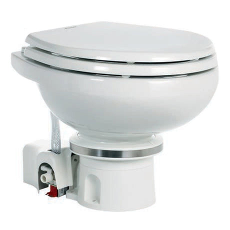 Dometic MasterFlush 7120 White Electric Macerating Toilet w/Orbit Base - Fresh Water - 9108824451 - CW88146 - Avanquil