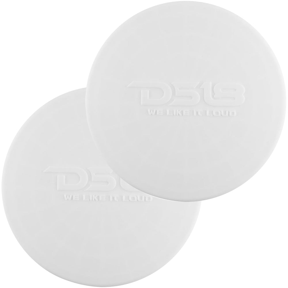 DS18 Silicone Marine Speaker Cover f/6.5" Speakers - White - CS-6W - CW85388 - Avanquil