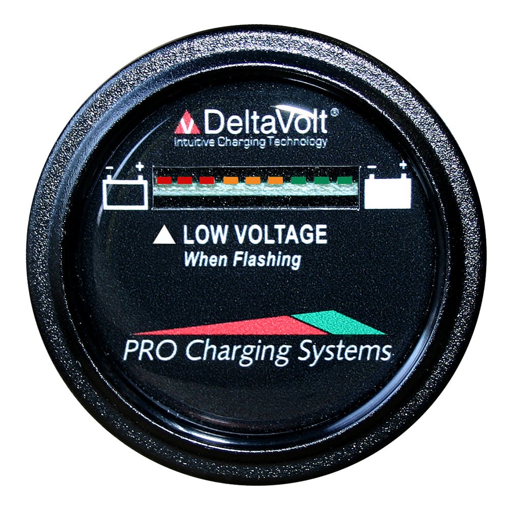Dual Pro Battery Fuel Gauge - DeltaView® Link Compatible - 12V System (1-12V Battery, 2-6V Batteries) - BFGWOV12V - CW68430 - Avanquil