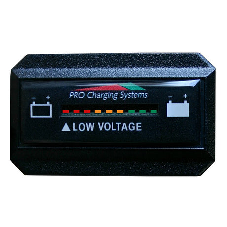 Dual Pro Battery Fuel Gauge - DeltaView® Link Compatible - Rectangle - 12V System (1-12V Battery, 2-6V Batteries) - BFGWOVR12V - CW68436 - Avanquil