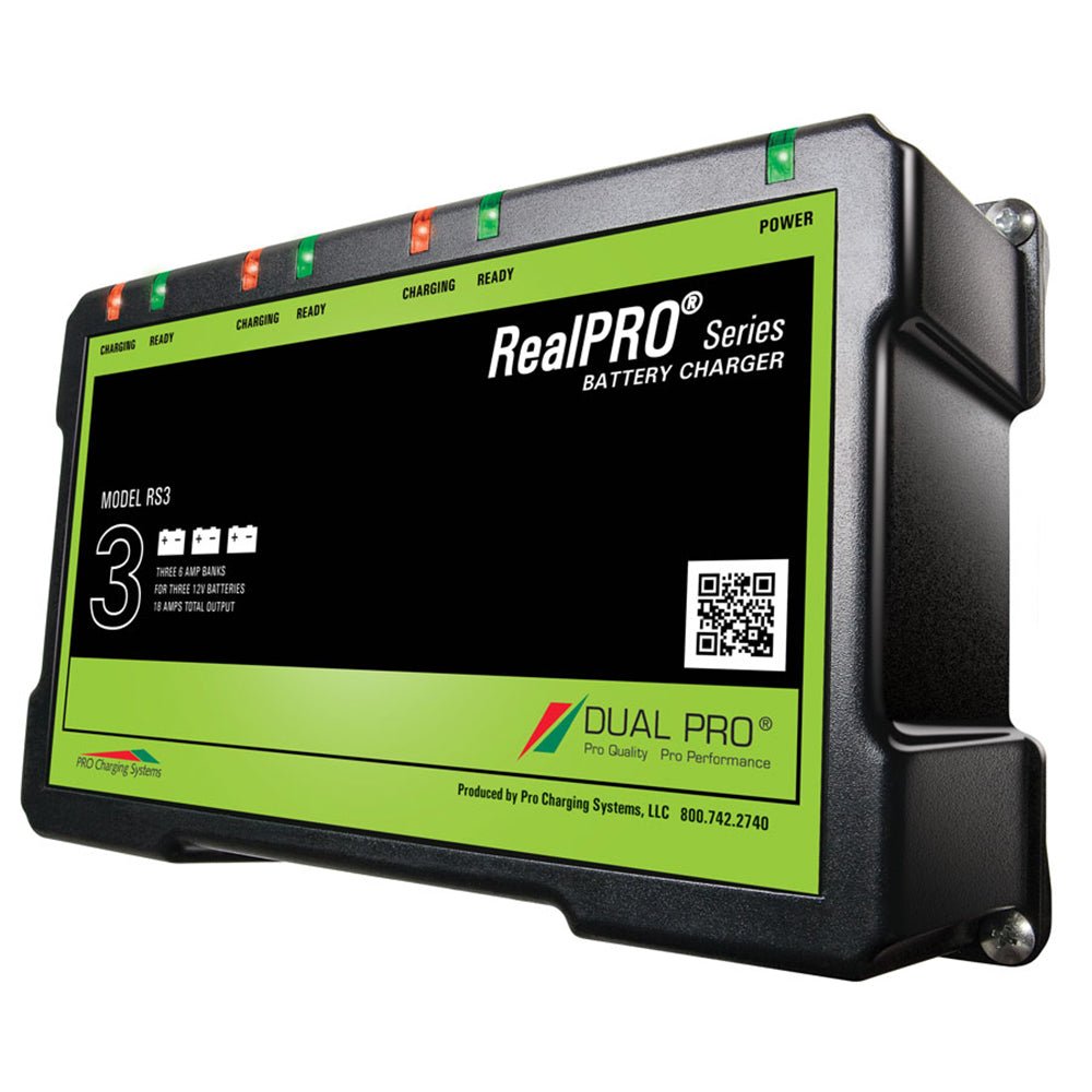 Dual Pro RealPRO Series Battery Charger - 18A - 3-6A-Banks - 12V-36V - RS3 - CW68412 - Avanquil