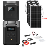 EcoFlow DELTA 2 + Solar Panels Complete Solar Generator Kit - EF-DELTA2-DELTAMaxEB+XT60+RS-F100[4]+RS-30102-T2 - Avanquil