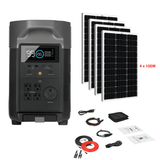 EcoFlow DELTA Pro + Solar Panels Complete Solar Generator Kit - EF-DELTAPro+XT60+RS-M100[4]+RS-50102-T2 - Avanquil