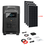 EcoFlow DELTA Pro + Solar Panels Complete Solar Generator Kit - EF-DELTAPro+XT60+RS-M200[4]+RS-50102 - Avanquil