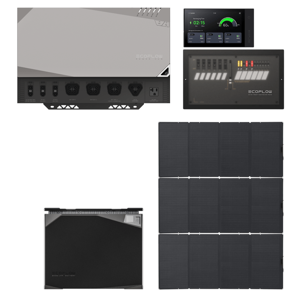 EcoFlow Power Kits - EF-ZMM100BP2-Combo3-US+EF-400W[3]+RS-50102 - Avanquil