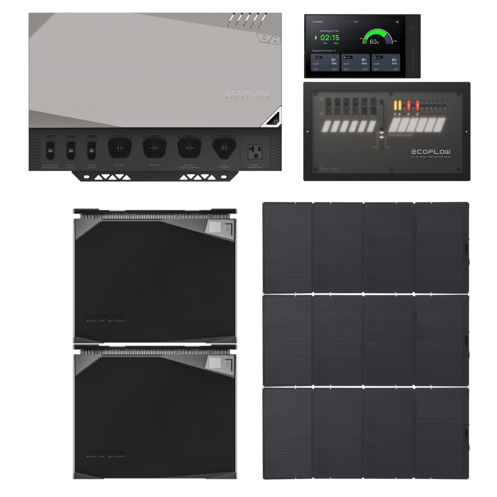EcoFlow Power Kits - EF-ZMM100BP4-Combo3-US+EF-400W[3]+RS-50102 - Avanquil