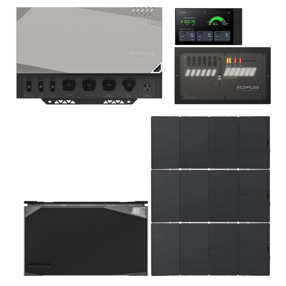 EcoFlow Power Kits - EF-ZMM100BP5-Combo3-US+EF-400W[3]+RS-50102 - Avanquil
