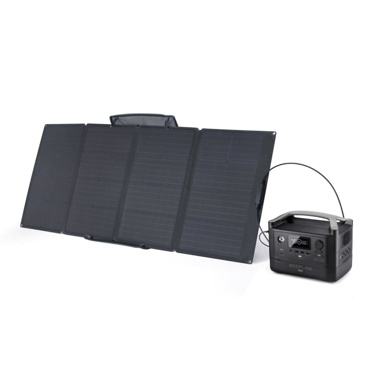 EcoFlow RIVER Max 600W 576Wh + 1X 160W Solar Panel - EF-RIVERAMMAXSP161 - Avanquil