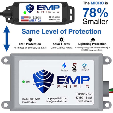 EMP Shield Micro – EMP & Lightning Protection for Vehicles (DC-12V-MICRO) - EMP-DC-12V-MICRO - Avanquil