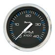 Faria Chesapeake Black SS 4" Tachometer - 4,000 RPM (Diesel) - 33742 - CW54620 - Avanquil