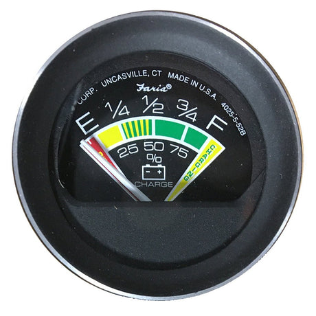 Faria Coral 2" Battery Condition Indicator Gauge - 13012 - CW88634 - Avanquil