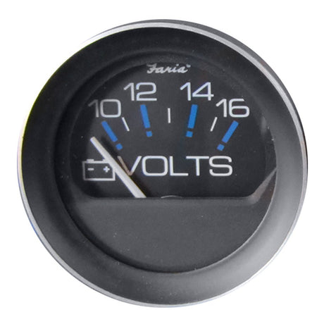 Faria Coral 2" Voltmeter (10-16 VDC) - 13010 - CW80128 - Avanquil
