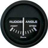 Faria Euro Black 2" Rudder Angle Indicator - 12833 - CW80156 - Avanquil