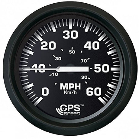 Faria Euro Black 4" Speedometer 60MPH -GPS - 32816 - CW67578 - Avanquil