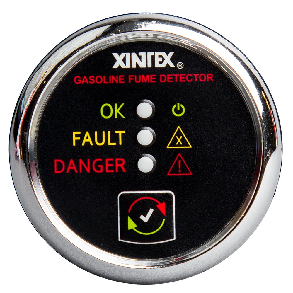 Fireboy-Xintex Gasoline Fume Detector - Chrome Bezel - 12/24V - G-1C-R - CW63861 - Avanquil