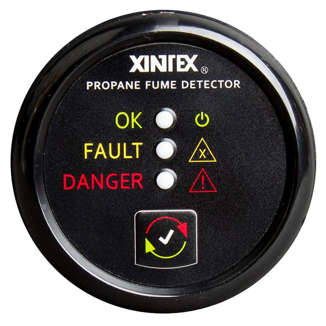 Fireboy-Xintex Propane Fume Detector w/Plastic Sensor - No Solenoid Valve - Black Bezel Display - P-1B-R - CW63834 - Avanquil