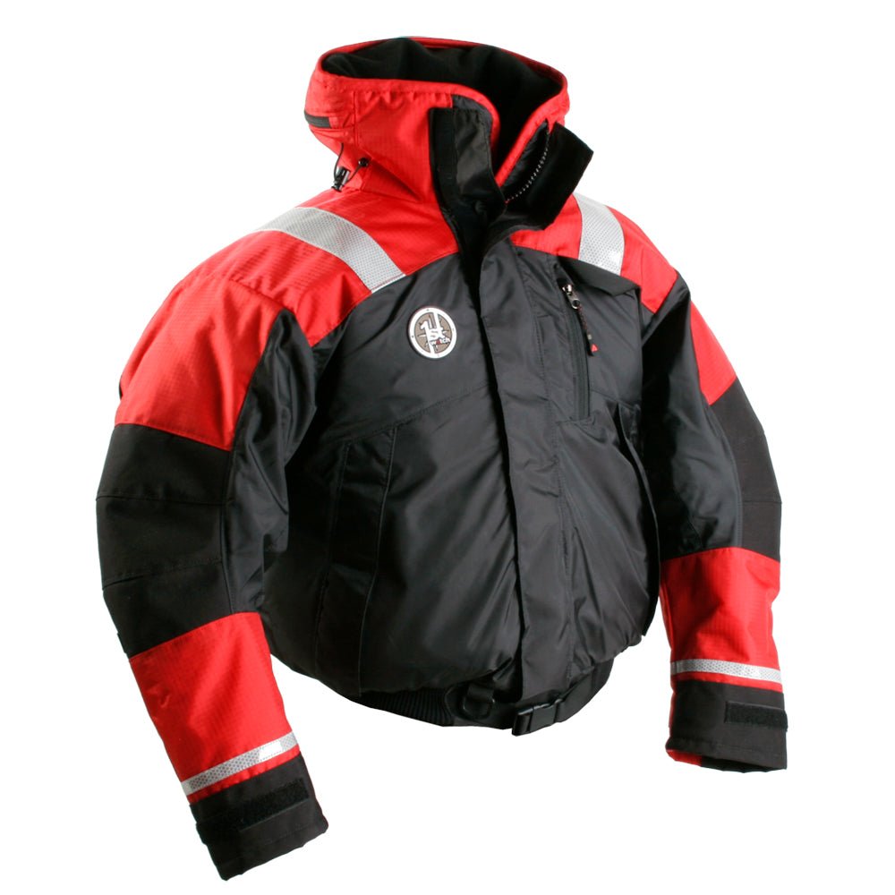 First Watch AB-1100 Flotation Bomber Jacket - Red/Black - 3XL - AB-1100-RB-3XL - CW55668 - Avanquil