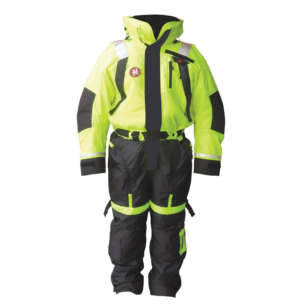 First Watch AS-1100 Flotation Suit - Hi-Vis Yellow - Small - AS-1100-HV-S - CW46499 - Avanquil