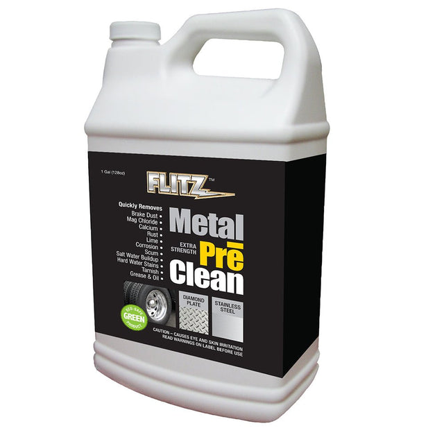 Flitz Metal Pre-Clean - All Metals Including Stainless Steel - Gallon Refill - AL 01710 - CW59496 - Avanquil