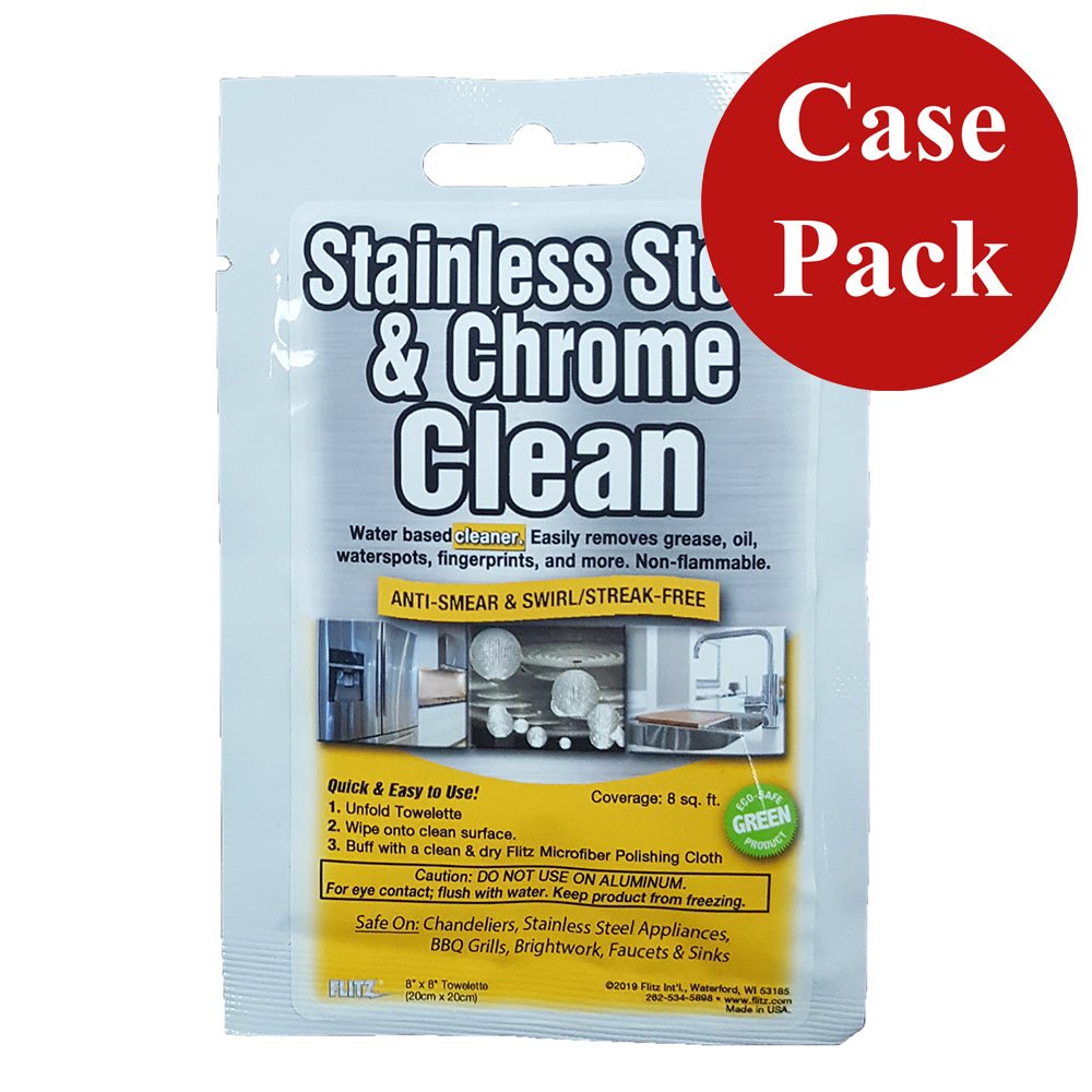 Flitz Stainless Steel & Chrome Cleaner w/Degreaser *Case of 24* - SP 01501CASE - CW83403 - Avanquil