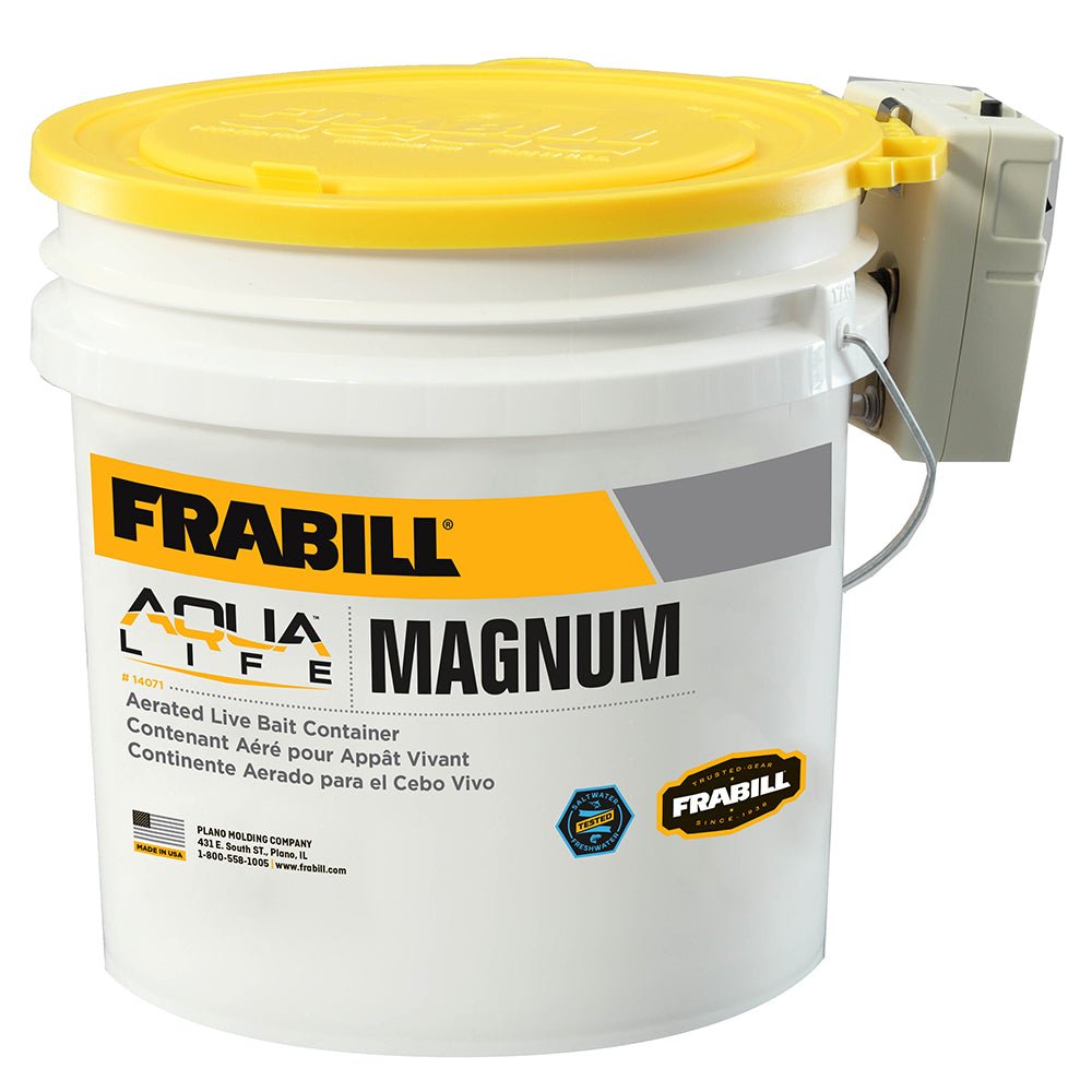 Frabill Magnum Bucket - 4.25 Gallons w/Aerator - 14071 - CW71472 - Avanquil