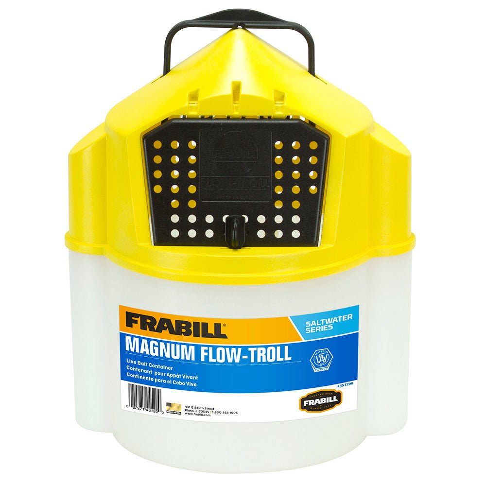 Frabill Magnum Flow Troll® Shrimp Bucket - 10 Quart - 451205 - CW71500 - Avanquil