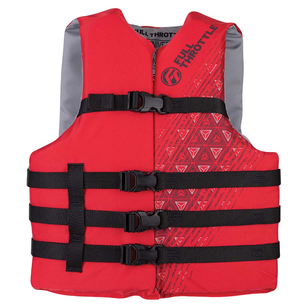 Full Throttle Adult Universal Ski Life Jacket - Red - 112000-100-004-22 - CW91347 - Avanquil
