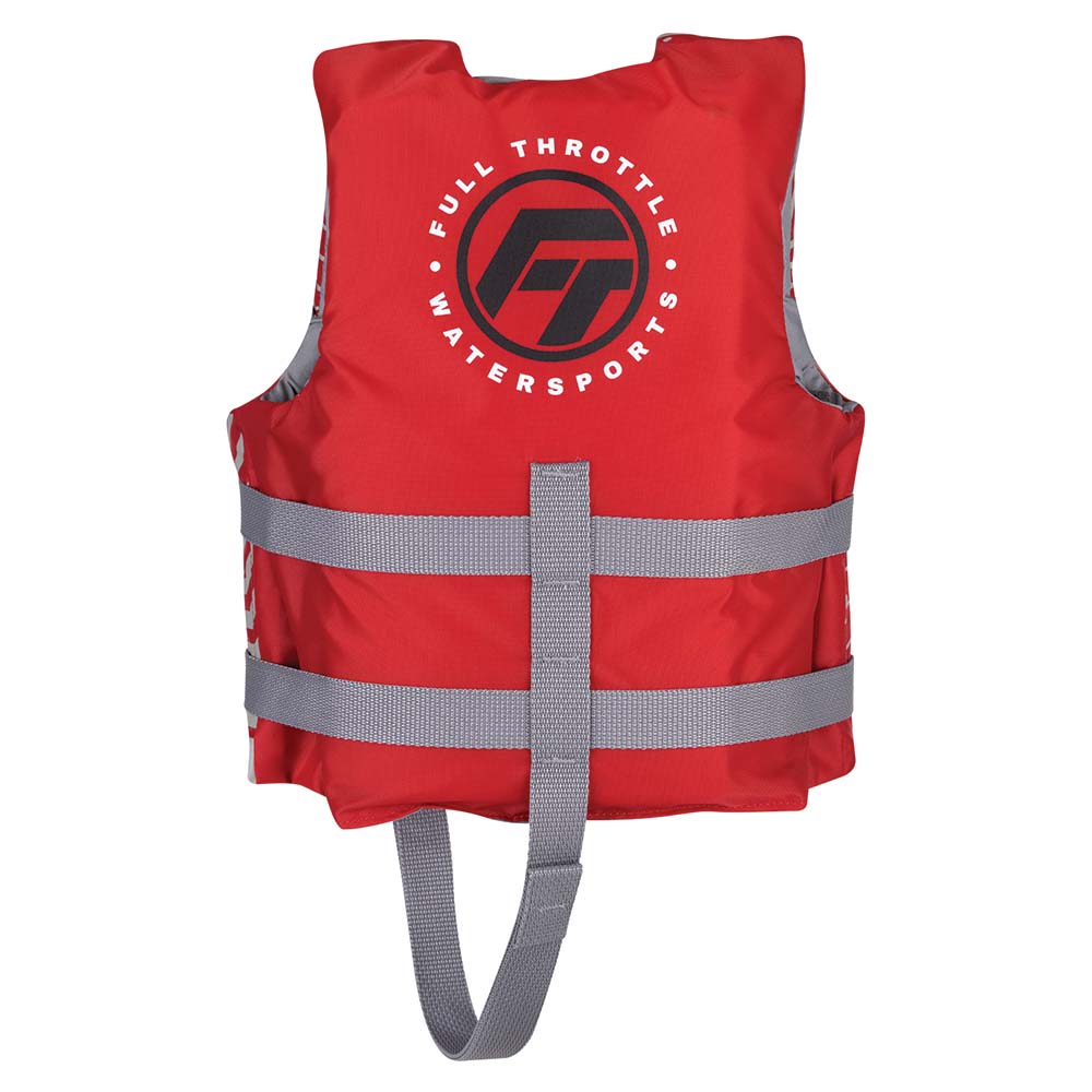 Full Throttle Child Nylon Life Jacket - Red - 112200-100-001-22 - CW91330 - Avanquil