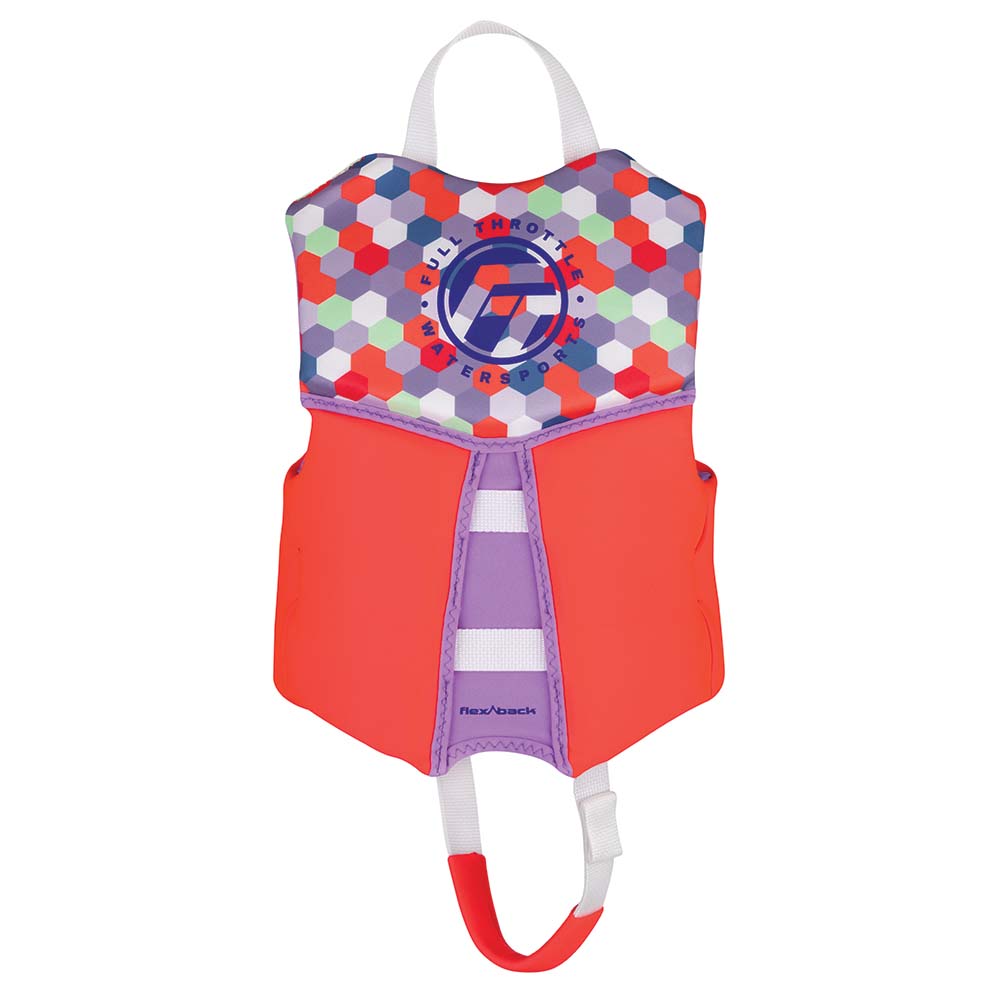 Full Throttle Child Rapid-Dry Flex-Back Life Jacket - Pink - 142500-105-001-22 - CW91366 - Avanquil