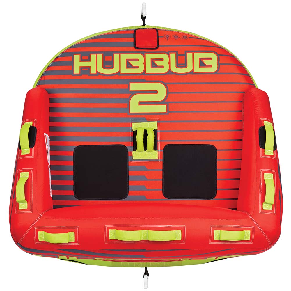 Full Throttle Hubbub 2 Towable Tube - 2 Rider - Red - 303400-100-002-21 - CW91390 - Avanquil