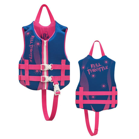 Full Throttle Rapid-Dry Life Vest - Child 30-50lbs - Blue/Pink - 142100-500-001-16 - CW58062 - Avanquil