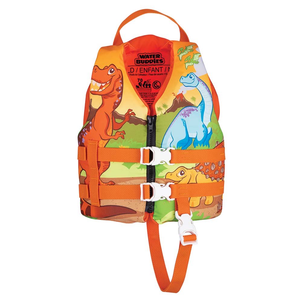 Full Throttle Water Buddies Life Vest - Child 30-50lbs - Dinosaurs - 104300-200-001-15 - CW54489 - Avanquil