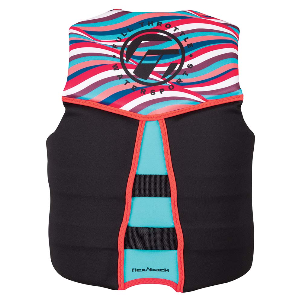 Full Throttle Women's Rapid-Dry Flex-Back Life Jacket - Women's M - Pink/Black - 142500-105-830-22 - CW91372 - Avanquil